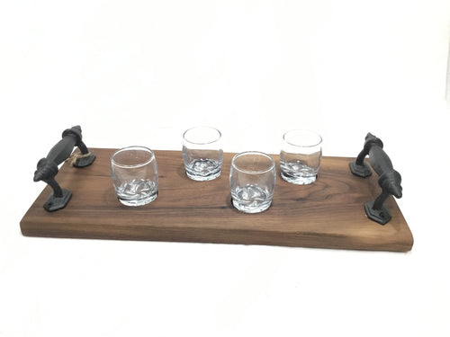 Black Walnut Shot Glass Flight
