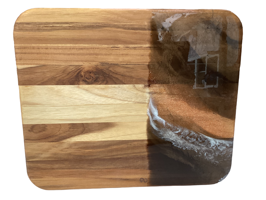 Large Black/Copper/Gold/Charcuterie Board