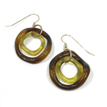 Double Wave Gold Earring