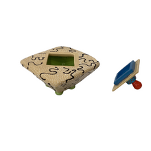 Lidded dots colors Orange Handle