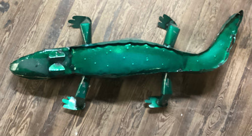 Large Tin Alligator