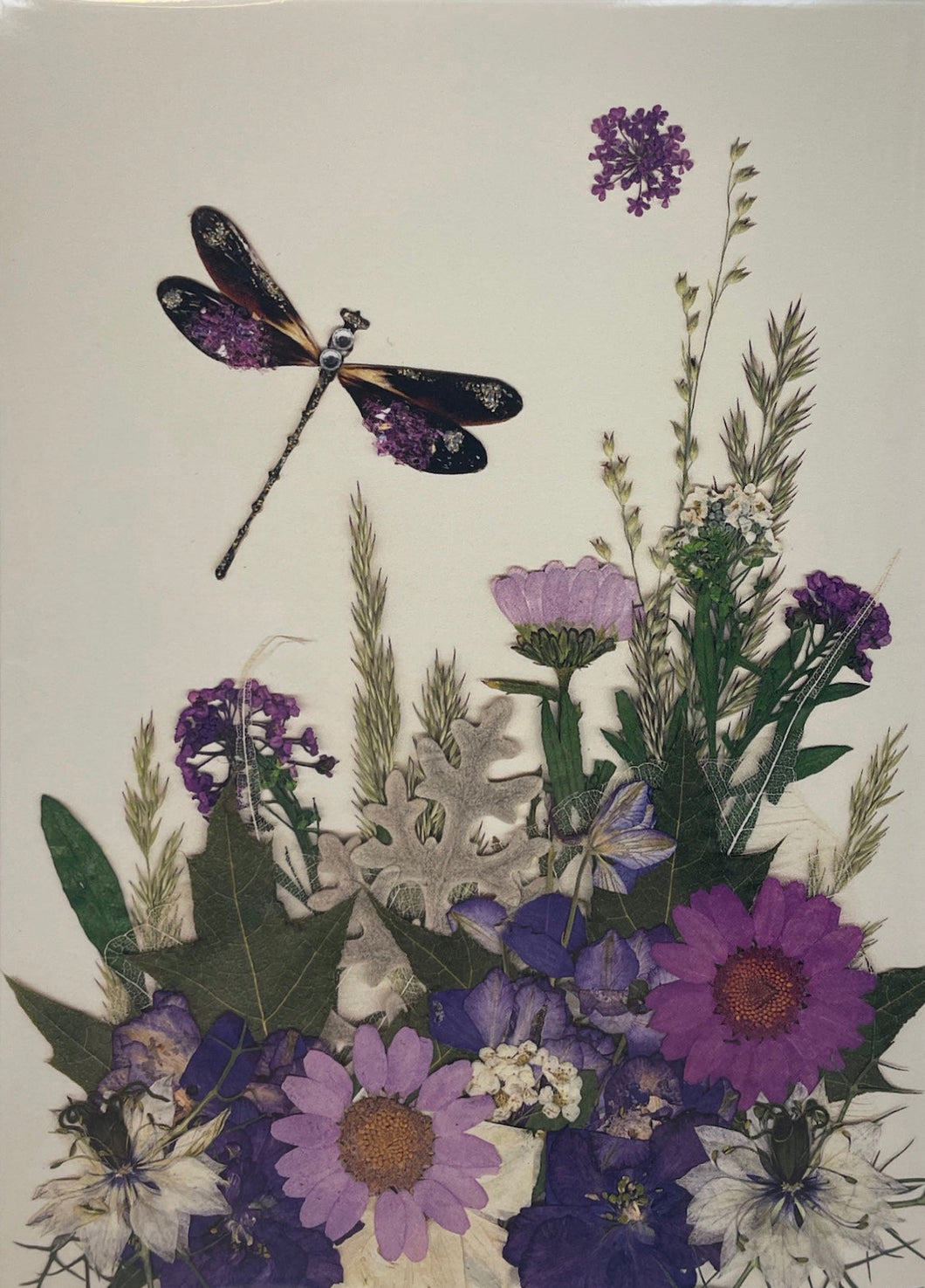 Purple Dragonfly Greeting Card