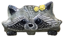 Floral Raccoon TacoCat Holder