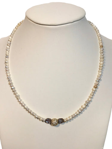 Fresh nater pearls necklace