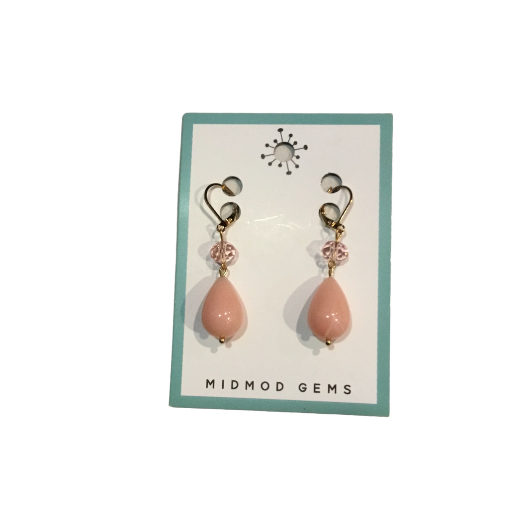 Lucite Love Earrings