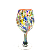 Blown Glass Goblet - Multi Color