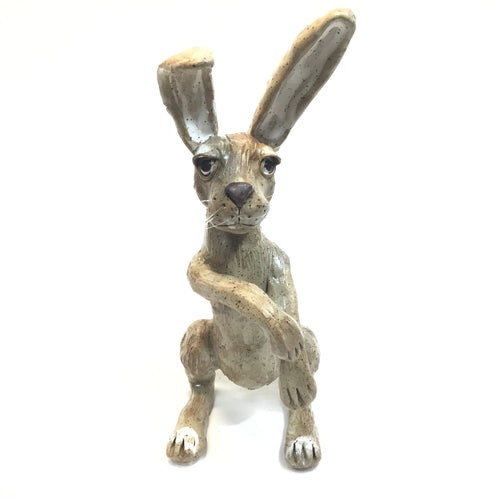 Large Brown Sitting Hare