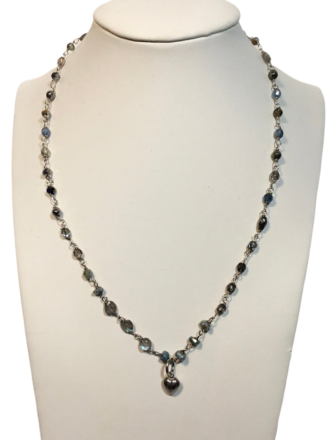 Labradorite Silver Necklace