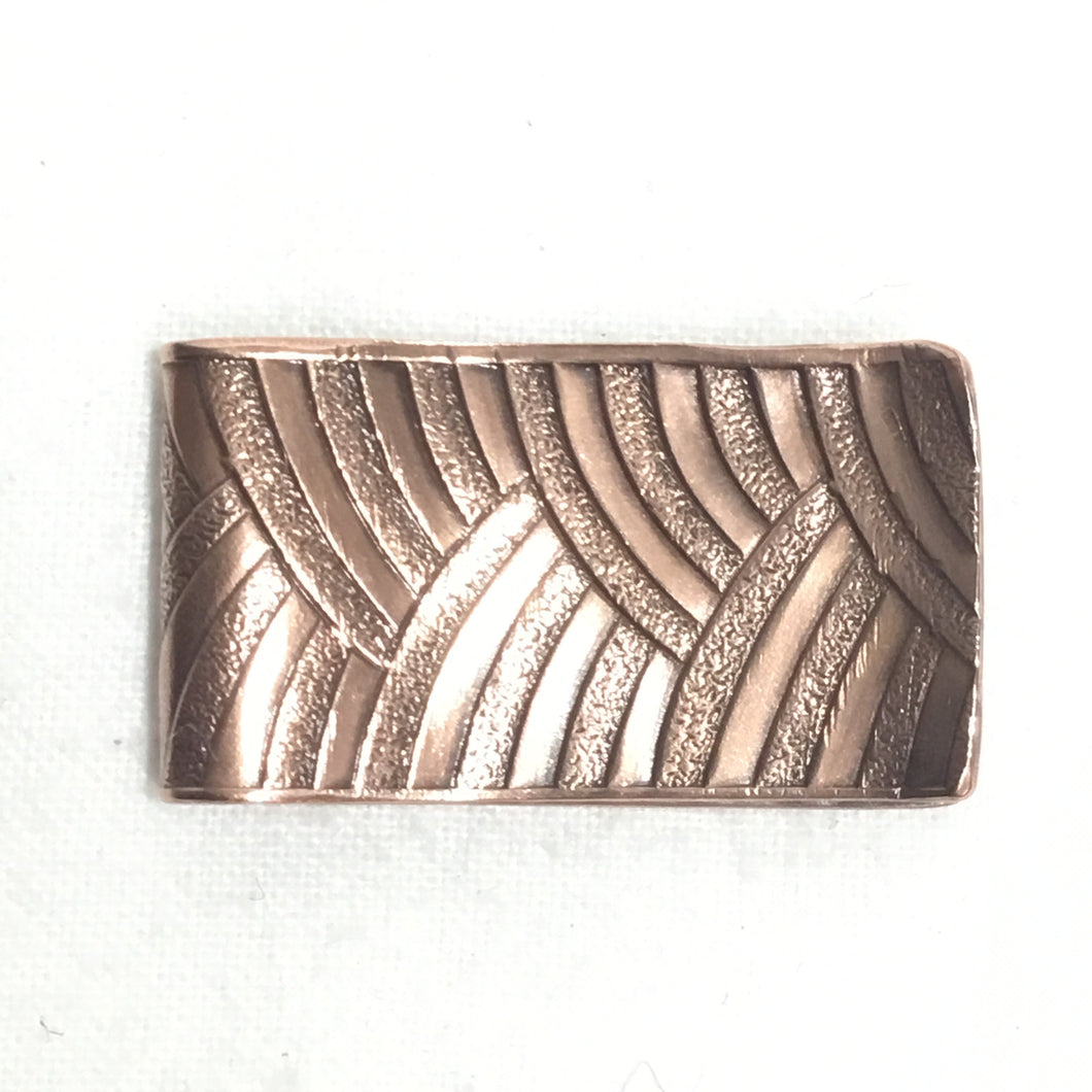 Money Clip Etched Design