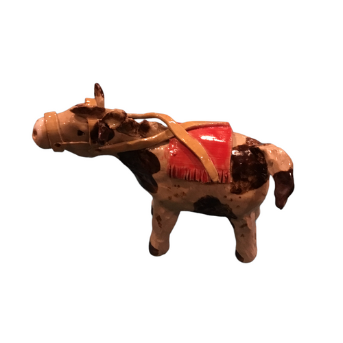 Horse with Blanket and Reins