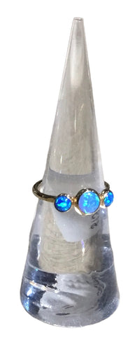 Blue Opal Ring