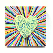 Mixed Media Love Painting