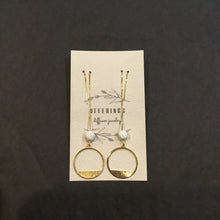 Gold Threader Diffuser Earrings - Geometric Circle