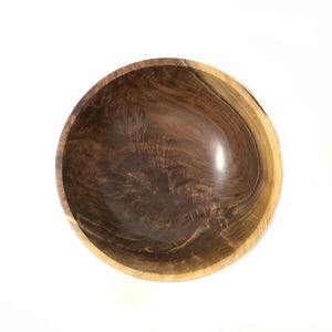 #168-Walnut bowl