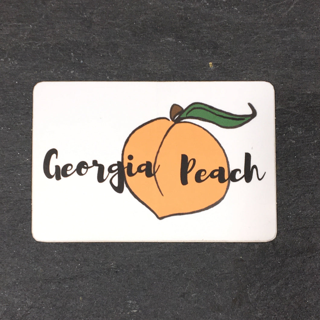 Georgia Peach Sticker