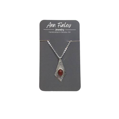 Carnelian Pendant Necklace