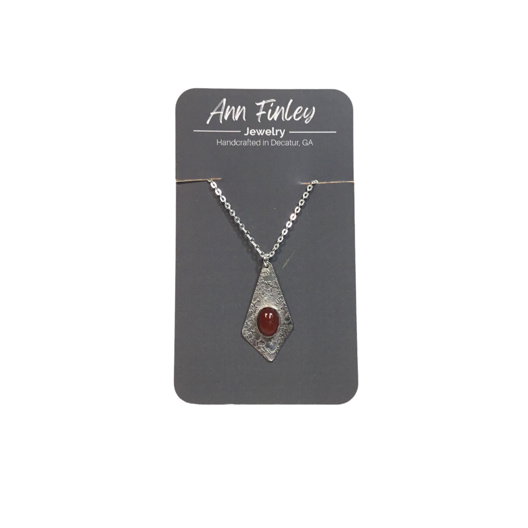 Carnelian Pendant Necklace