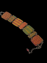 Copper Connections with Red, Yellow, Orange, Green