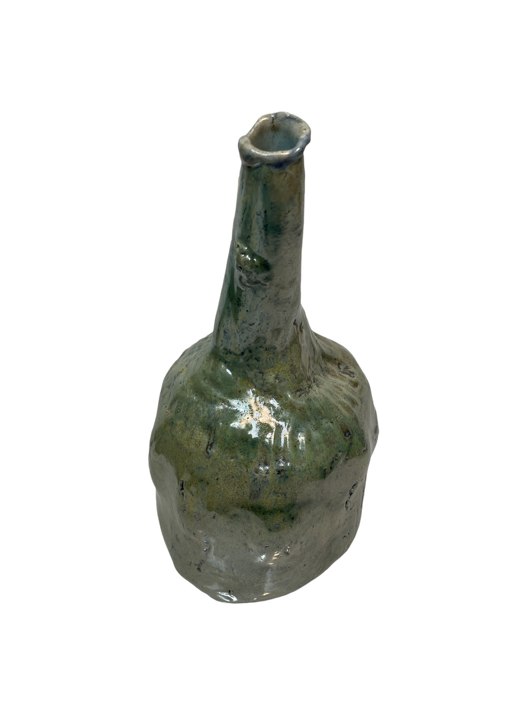 Green/Blue Luster Vase