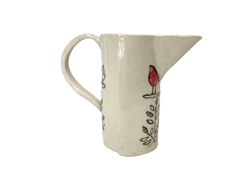 Birds on Branch Pitcher
