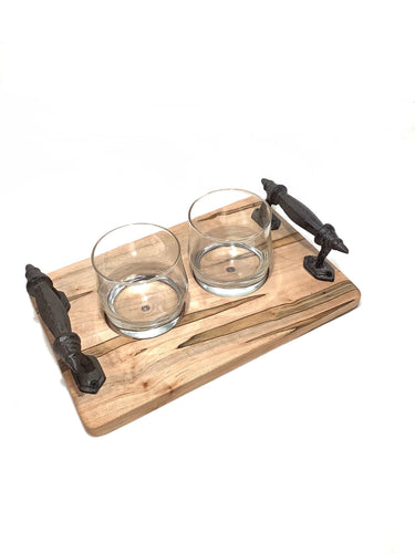 Ambrosia Maple Whiskey Flight with 2 Glasses