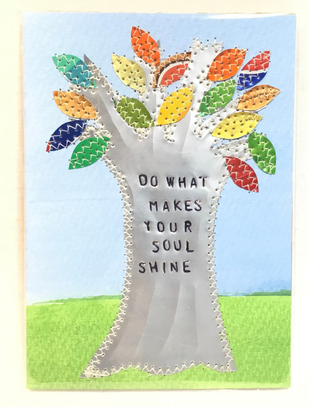 Inspirational Tree Collage Card
