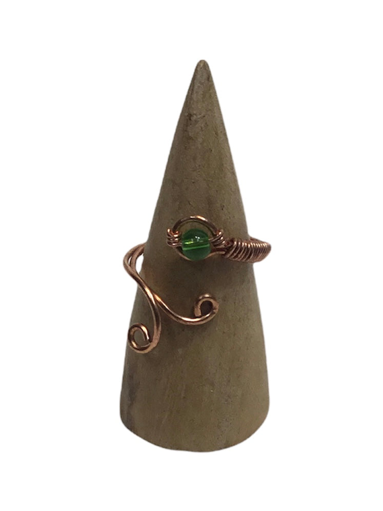 Green Stone Ring