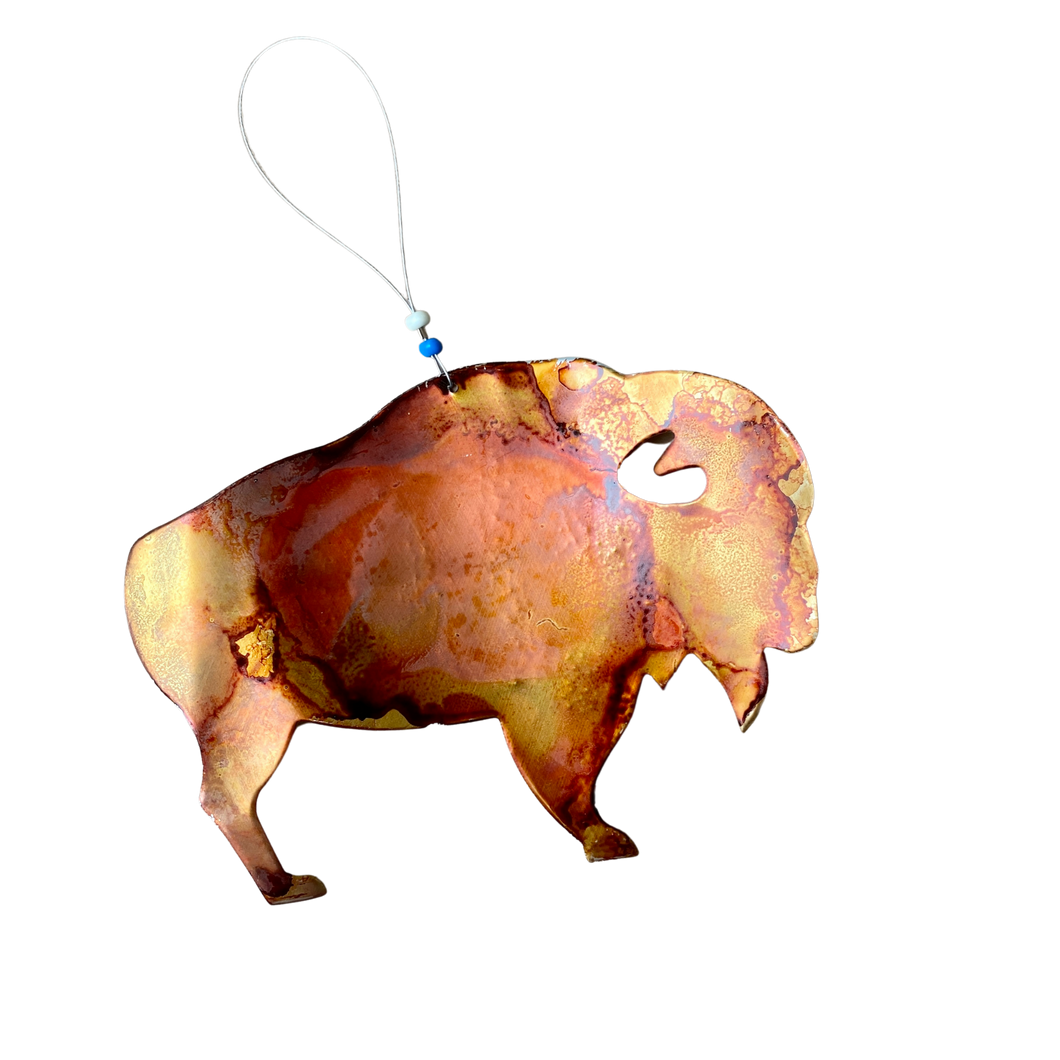 Whimcycle Designs Ornaments - Bison