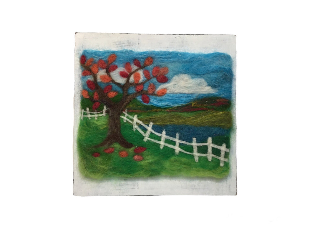 Autumn Tree Needlefelt