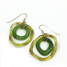 Double Wave Gold Earring