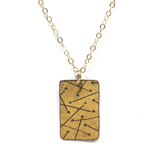 Kumboo Pendant - Dots and Lines