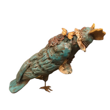 Singing Blue Bird with Crown