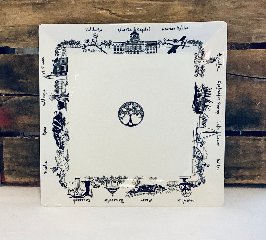 Georgia - Large Plate