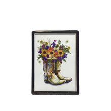 Boots with florals Magnets