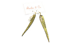 Leather and Bones earrings