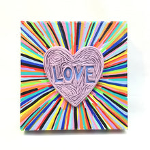 Mixed Media Love Painting