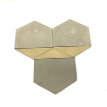 Hexagon Cheeseboard with Gold and Black Trim