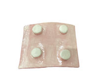 5" x 4" Rectangular Soap Dish with Feet