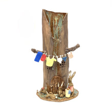 Bunny Family Story Tree Vase