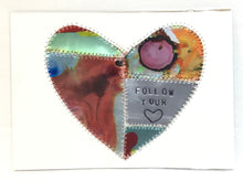 Inspirational Heart Collage Card