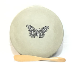 Small Round Cheese Board - Butterfly