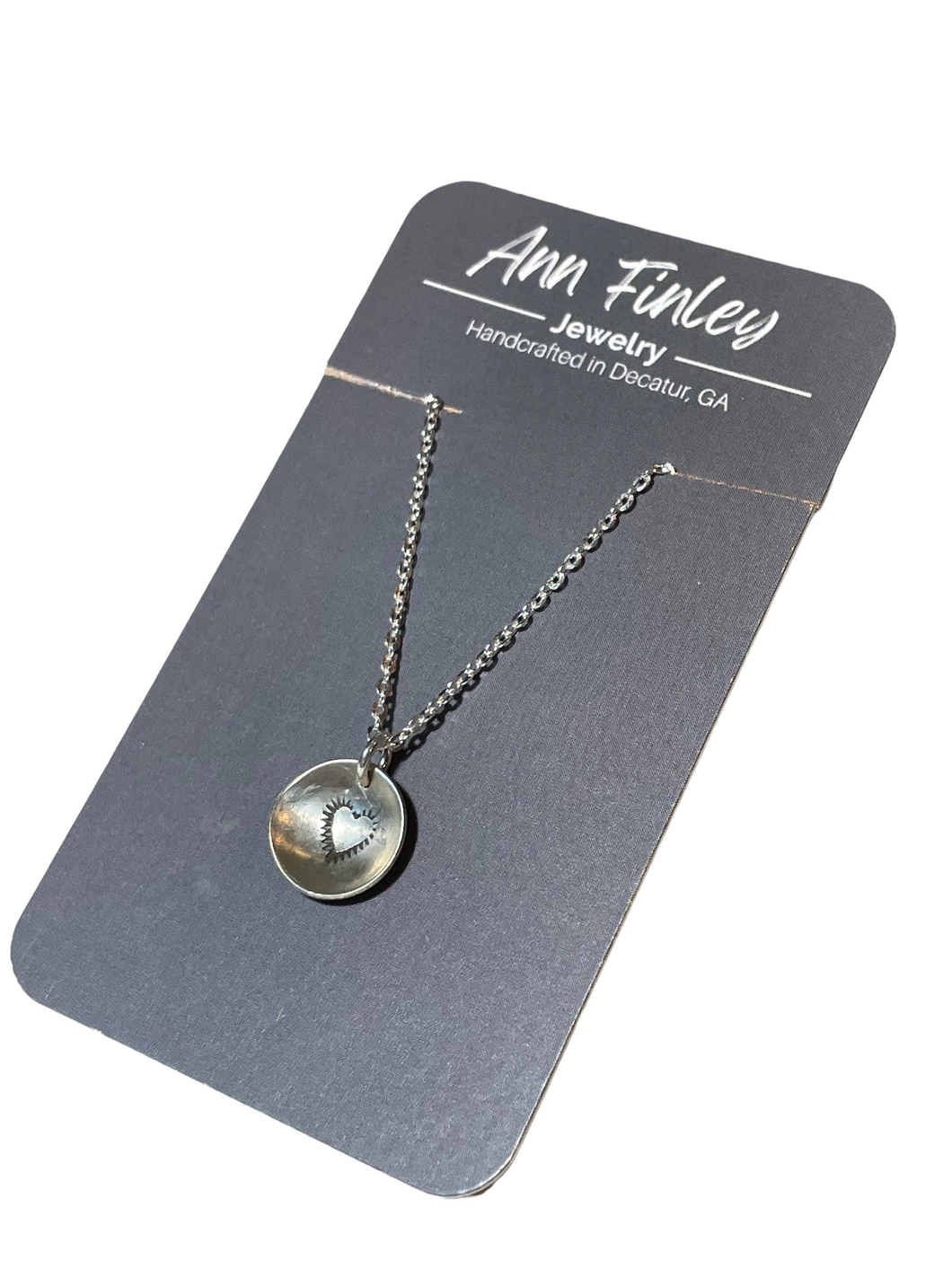 .925 Heart Charm Pendant