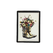Boots with florals Magnets