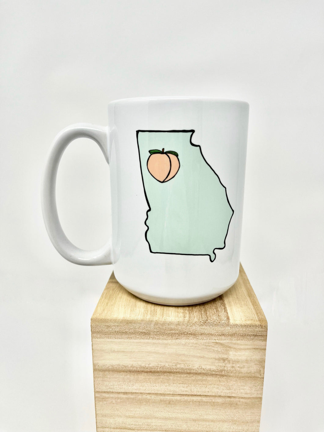 Green GA Peach Mug
