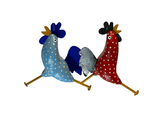 Running Rooster Ornament