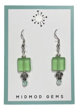 Turtle Beaded Drop Earrings