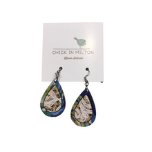 Teardrop Multi Lace Insert Earrings