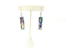 Colorful Rectangle Earrings