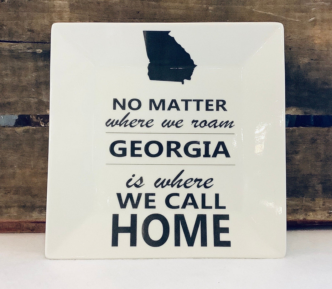 No Matter Where You Roam Small Plate