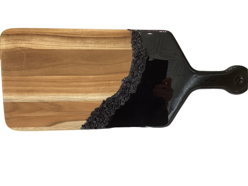 Charcuterie with Black Stone